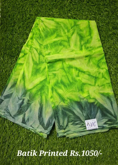 Premium Cotton Batik Cotton Saree